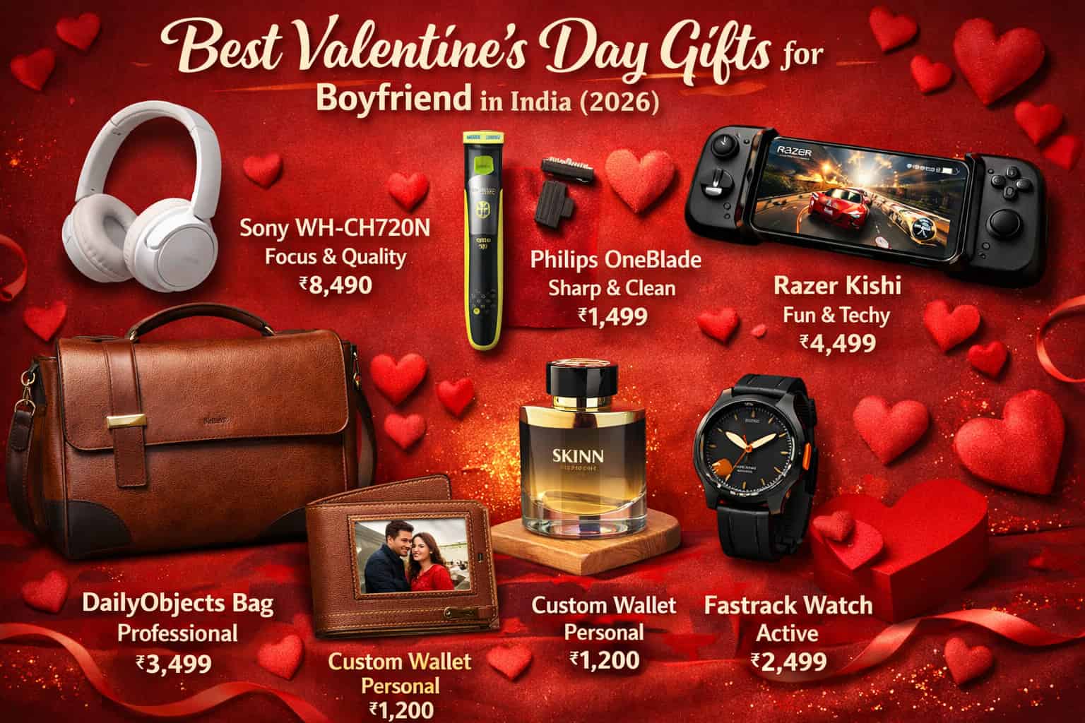 Best Valentine’s Day Gifts for Boyfriend in India (2026)
