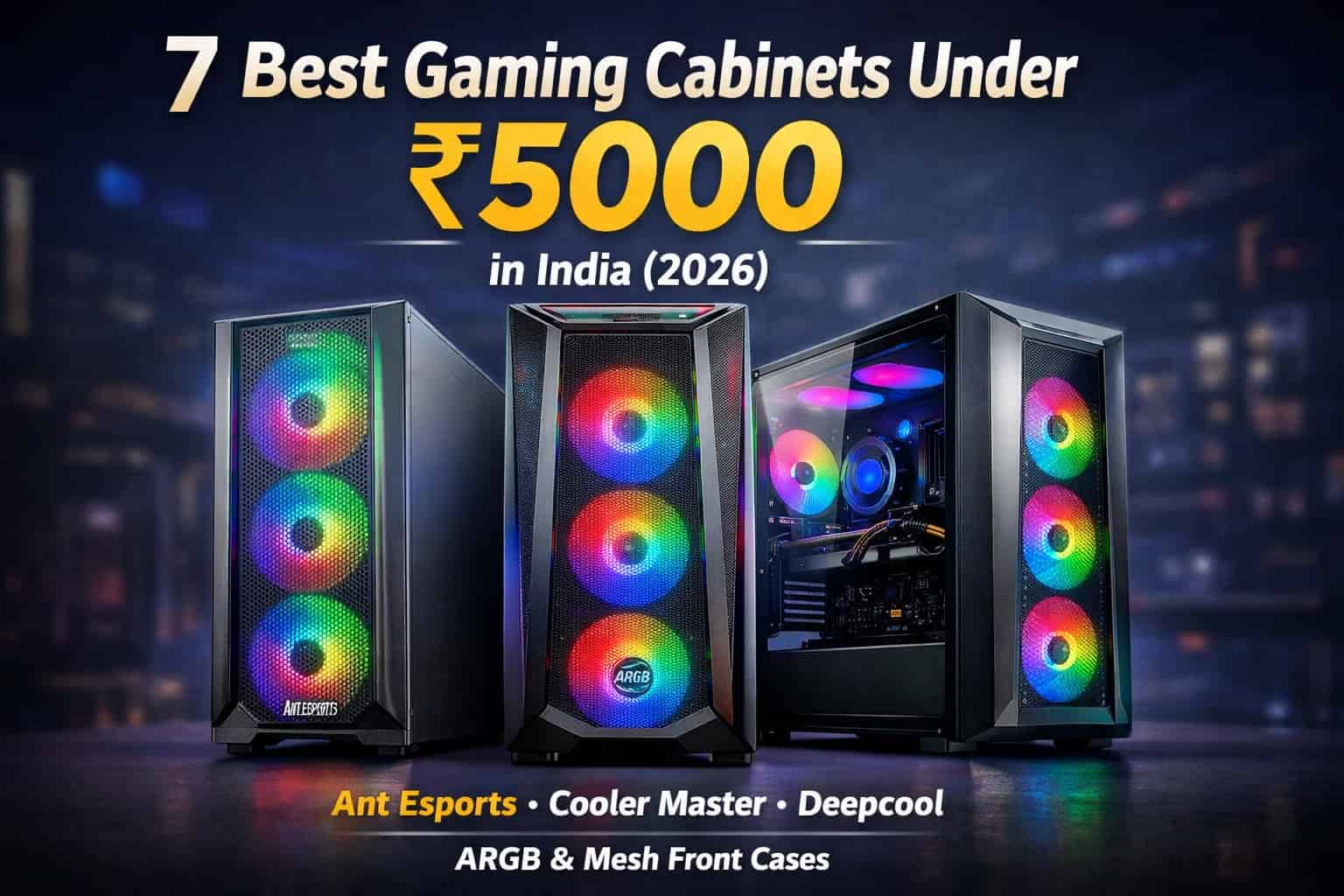 7 Best PC Gaming Cabinets Under ₹5,000 in India