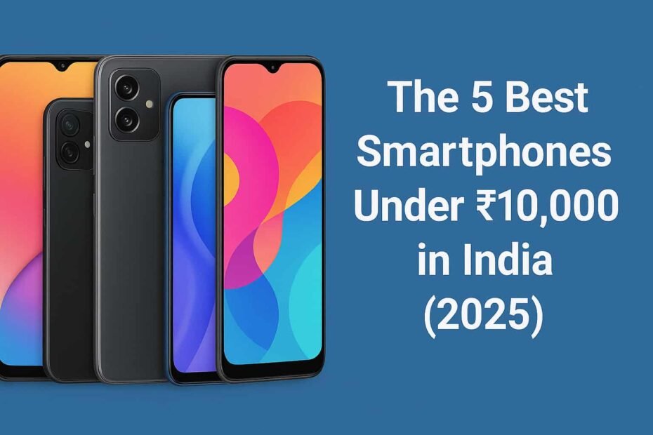 The 5 Best Smartphones Under 10000 in India 2025