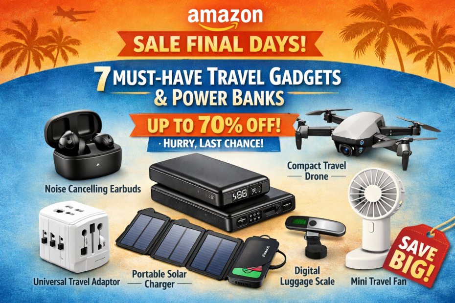 Amazon Sale Final Days 7 Must-Have Travel Gadgets and Power Banks