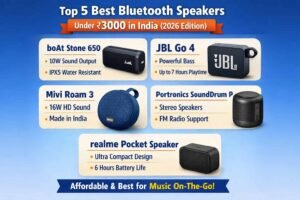Top 5 Best Bluetooth Speakers Under 3000 in India