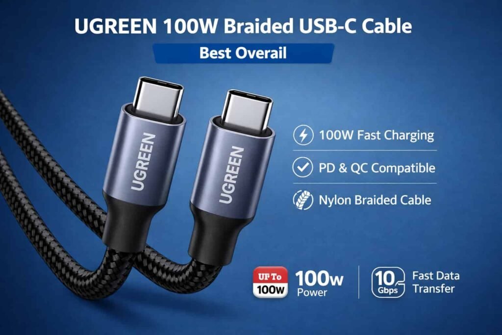 UGREEN 100W Braided USB-C Cable