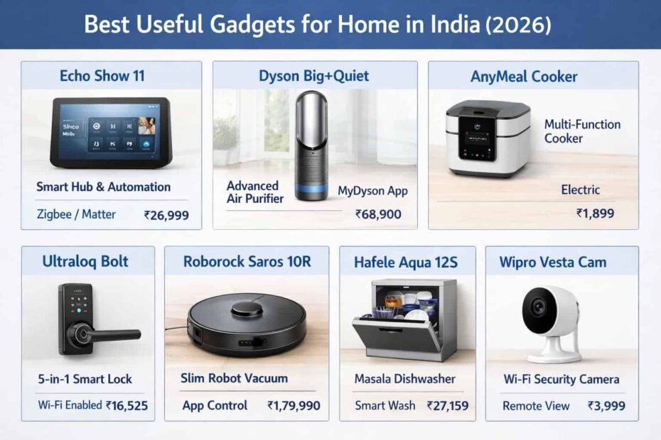 Best Useful Gadgets for Home in India (2026 Edition)