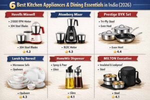 6 Best Kitchen Appliances & Dining Essentials in India (2026)
