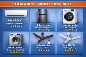 Top 6 Best Home Appliances in India (2026)