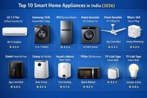 Top 10 Smart Home Appliances in India Slash Your Electricity Bills & Upgrade Your Lifestyle (2026)
