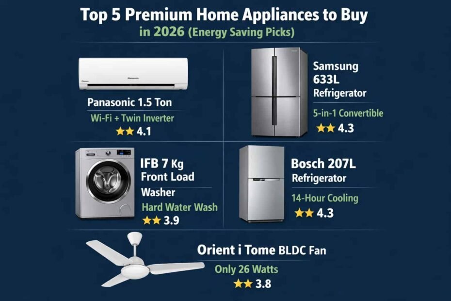 Top 5 Premium Home Appliances You Must Buy in 2026