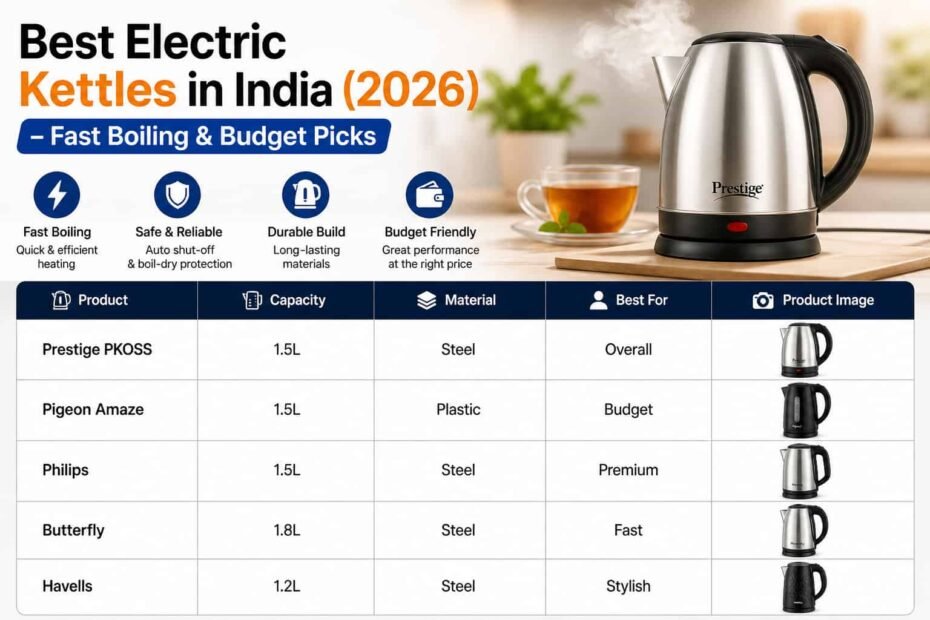Best Electric Kettles in India (2026)
