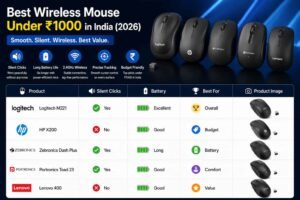 Best Wireless Mouse Under ₹1000 in India (2026)