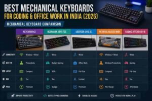 Best mechanical keyboards for coding in India