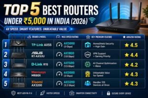 Top 5 Best Smartwatches Under ₹5,000 in India (2026) – AMOLED & Bluetooth Calling Picks