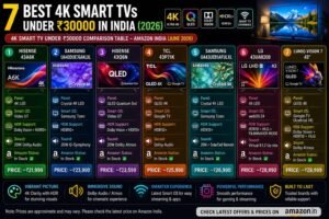 Best 4K Smart TV Under 30000 India