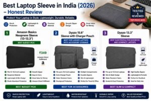 Best laptop sleeves in India 2026