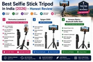 Best selfie stick tripods for 2026