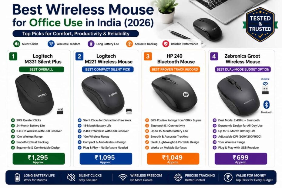 Best wireless mice for office use