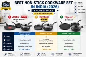 Best non-stick cookware in India 2026