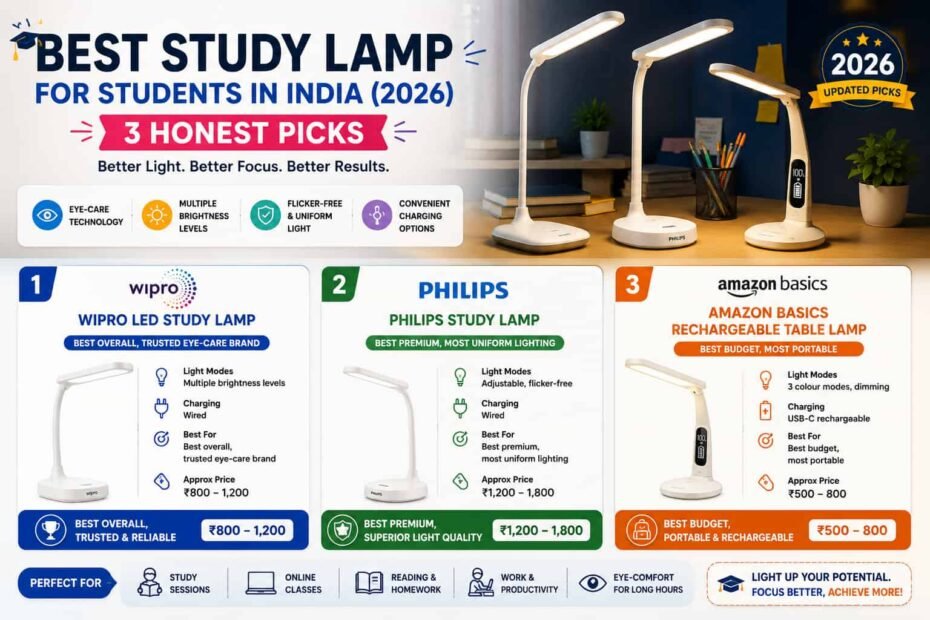 Best Study Lamps for Students in India